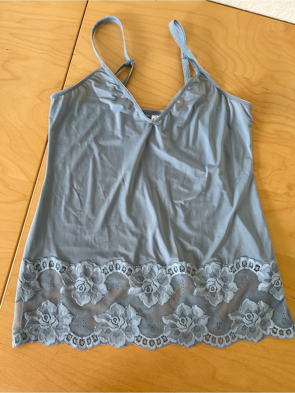 Wacoal Pale Blue Satin Camisole